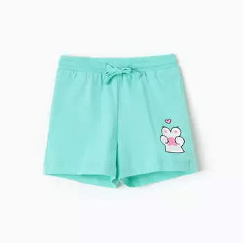 Шорты для девочки, цвет ментол, рост 80 см