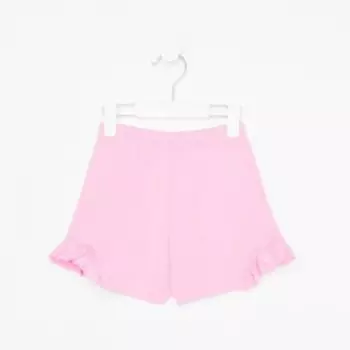 Шорты для девочки, цвет розовый, рост 86