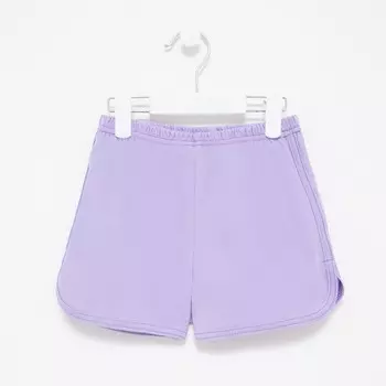 Шорты для девочки, цвет светло-сиреневый, рост 110 см