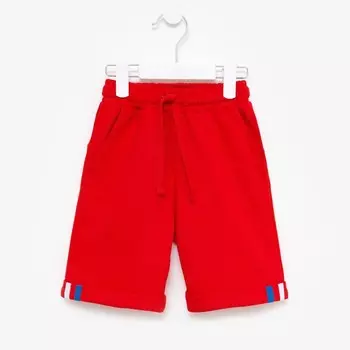 Шорты для мальчика, цвет красный, рост 116 см