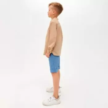 Шорты для мальчика MINAKU: Casual collection, синие, рост 152 см