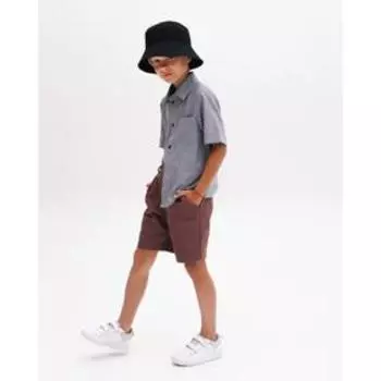 Шорты для мальчика MINAKU: Casual collection KIDS, шоколадные, рост 146 см