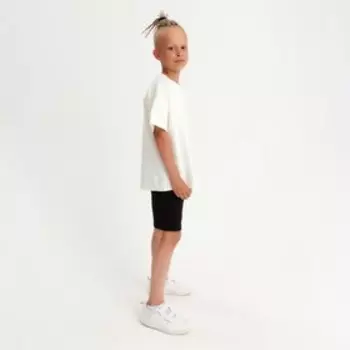 Шорты для мальчика MINAKU цвет черный, рост 146