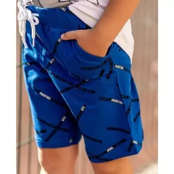 Шорты для мальчика, рост 134 см, цвет синий