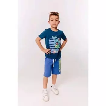 Шорты для мальчиков, рост 116 см, цвет синий