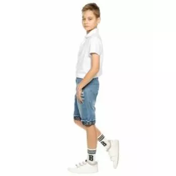 Шорты для мальчиков, рост 128 см, цвет голубой