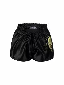 Шорты для тайского бокса FIGHT EMPIRE, р. M, чёрные