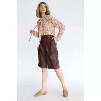 Шорты из экокожи, размер 52