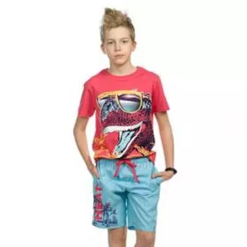 Шорты купальные для мальчика, рост 128 см, цвет голубой