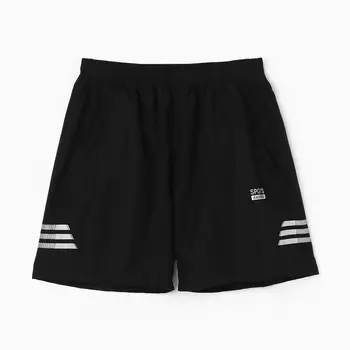 Шорты купальные мужские, цвет чёрный, размер 52