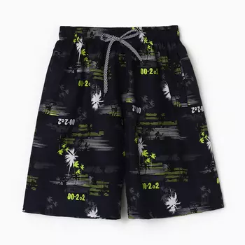 Шорты купальные мужские, цвет зелёный, размер 54