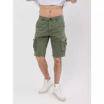 Шорты мужские, цвет тёмно-зелёный, размер 48-50 (33)