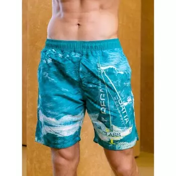 Шорты мужские Isee, размер 48, цвет зелёный