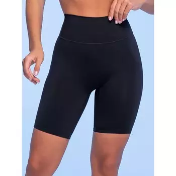 Шорты спортивные женские, размер XS, цвет чёрный