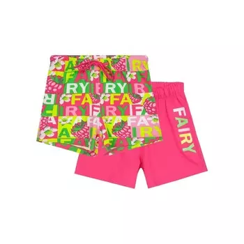 Шорты трикотажные для девочки,, рост 122 см, 2 шт