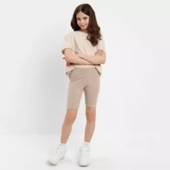 Велосипедки детские MINAKU: Casual Collection KIDS, грязно-розовые, рост 116 см