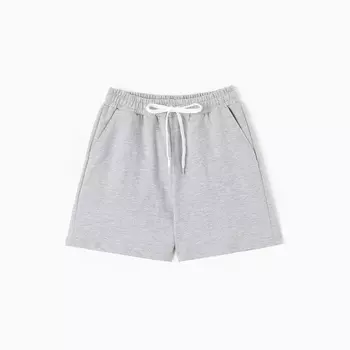 Шорты женские, цвет серый меланж, размер 50