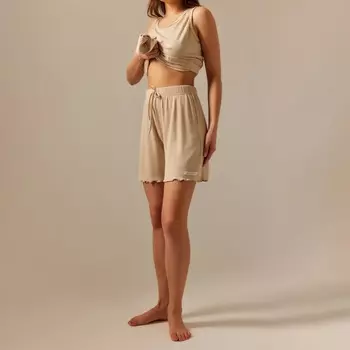 Шорты домашние женские SL HOME Soft Home, размер L, бежевые