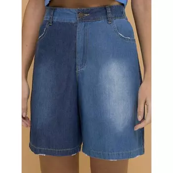 Шорты женские, размер S, цвет темно-синий