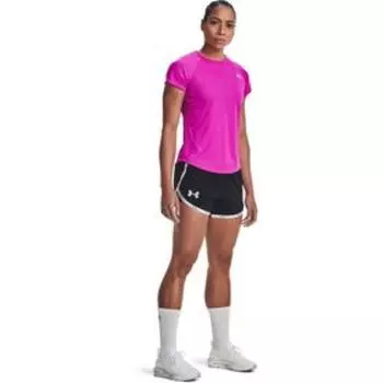 Шорты женские Under Armour Fly By 2.0 Brand Short, размер 46-48 (1361392-001)