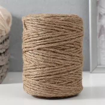 Шпагат джутовый крученый 3 мм. 100м