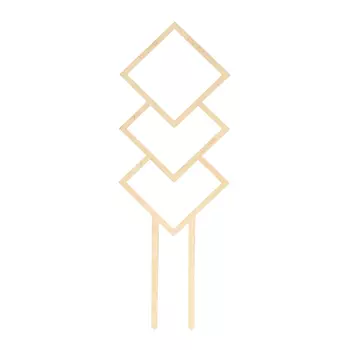 Шпалера, 36 12 см, дерево, «Ромб», Greengo