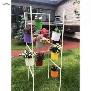 Шпалера-трансформер, 180 171 1,5 см, металл, белая