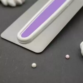 Шпатель кондитерский Доляна, 22,67,6 см, цвет фиолетовый