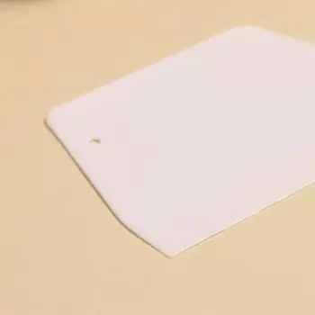 Шпатель кондитерский прямой Доляна, 138.8 см, белый