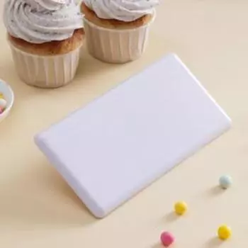 Шпатель кондитерский с ручкой Доляна, 16.48.33 см, белый