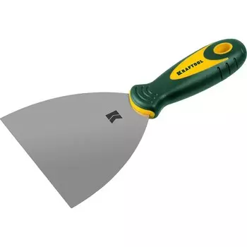 Шпатель малярный KRAFTOOL 10035-125, нержавеющий, двухкомпонентная ручка, 125 мм