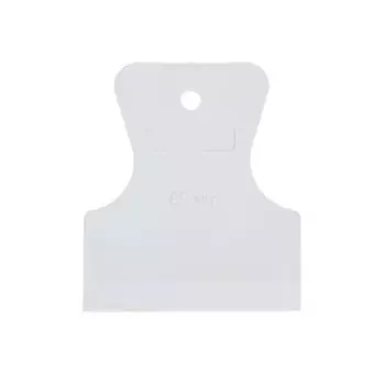 Шпатель резиновый ТУНДРА, 80 мм, белый