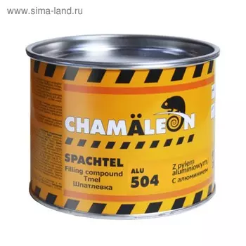 Шпатлевка CHAMAELEON, с алюминием (отвердитель в комплекте), 1 кг