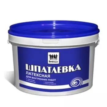 Шпатлевка латексная, универсальная «Бригада» 15кг