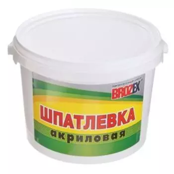 Шпатлёвка акриловая Brozex, 3 кг