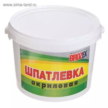 Шпатлёвка акриловая Brozex, 3 кг