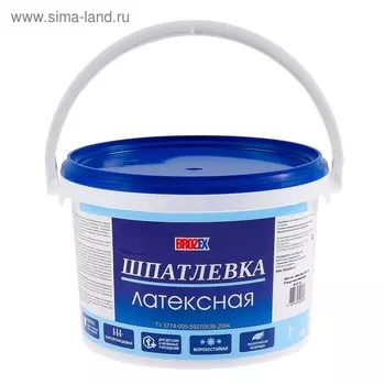 Шпатлёвка латексная Brozex, 5 кг
