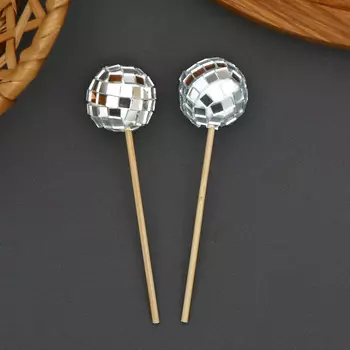Шпажки для канапе «Диско-шар», набор 2 шт.