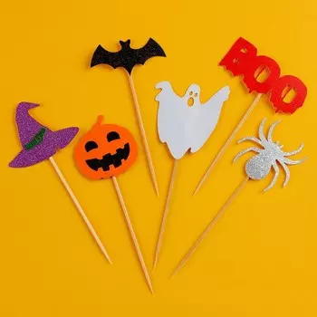 Шпажки для канапе «Хэллоуин», набор 6 шт.