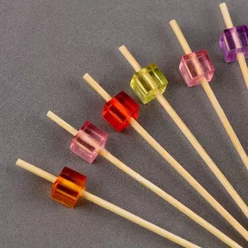 Шпажки для канапе «Кубики», в наборе 12 шт.