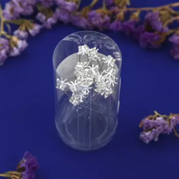 Шпилька для волос "Мини бабочка" 0,8 см, микс