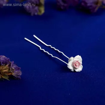 Шпилька для волос "Пастель" лилия