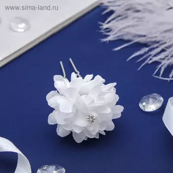 Шпилька для волос "Пушистый пион"