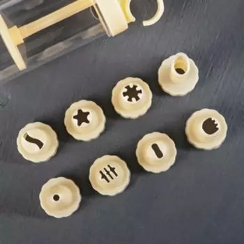 Шприц кондитерский «Сластёна», 8 насадок, 1755 см, МИКС