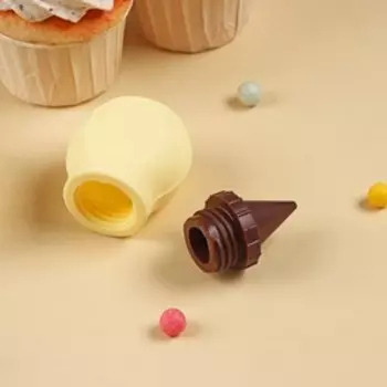 Шприц кондитерский Доляна «Капелька», силикон, 43.58.5 см