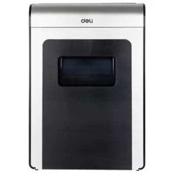 Шредер Deli E9917-EU, фрагменты 4х40мм, 16 листов, скрепки, скобы, пл.карты