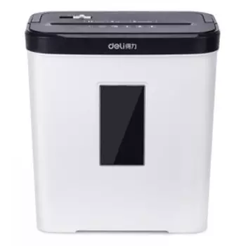 Шредер Deli E9939, фрагменты 4х25 мм, 5 листов, скрепки, скобы