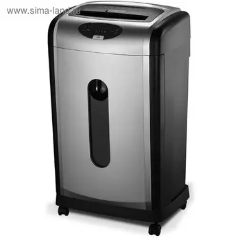 Шредер Office Kit S210 (P-4), фрагменты 4x40мм, 15 листов одн,скрепки,скобы,пл.карты,CD, 28л