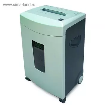 Шредер Office Kit S220 (Р-2), ленты 3.9мм, 25 листов одн, скрепки, скобы, пл.карты, CD, 32л