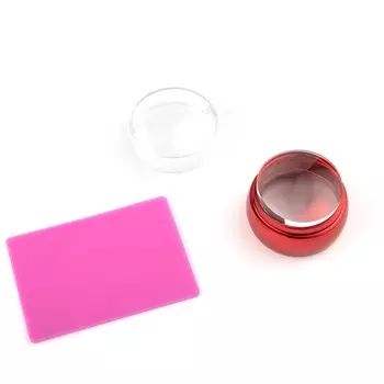 Штамп для стемпинга большой TNL, плоский металлический, красный